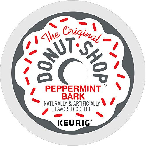 The Original Donut Shop Peppermint Bark SingleServe Keurig KCup Pods Flavored Light Roast Coffee 72 Count