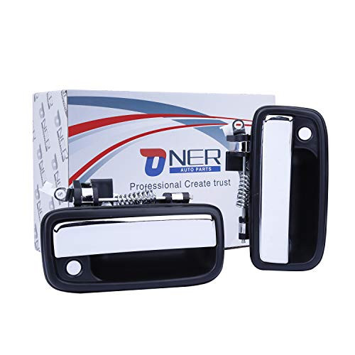 ONER Outside Exterior Door HandleFront Driver  Passenger SideFit for 19952004 Toyota Tacoma Replaces# 6922035020 6921035020 Chrome