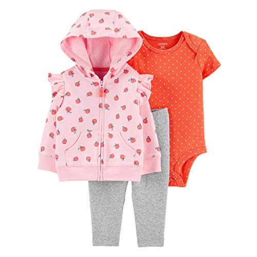 Carters 3Piece Peach Little Jacket Set 9 Months