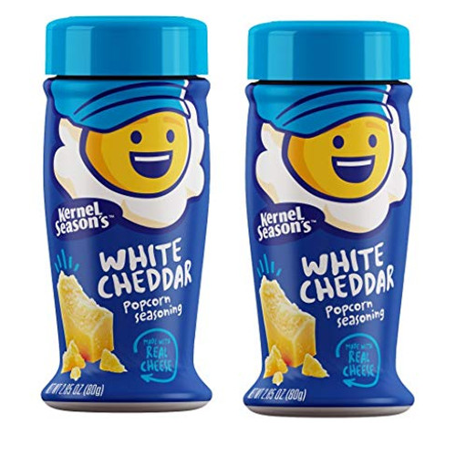 Kernel Seasons Popcorn Seasoning White Cheddar Seasoning Made with Real Cheese GlutenFree 285 Oz Pack of 2 Kernel Seasons Popcorn Seasoning White Cheddar Seasoning Made with Real Cheese GlutenFree 285 Oz Pack of 2
