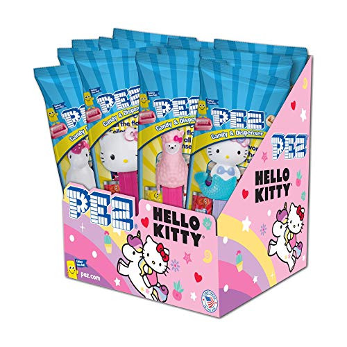 PEZ Hello Kitty 058Ounce Assorted Candy Dispensers Pack of 12