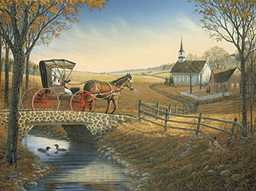 Sam Timm Sunday Morning Nostalgia 1000 Piece Jigsaw Adult Puzzle - By Karmin International.