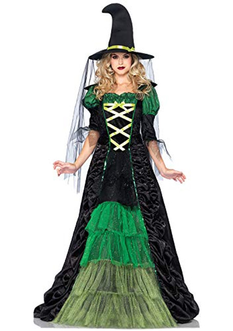Leg Avenue Womens Costume BlackGreen XLarge