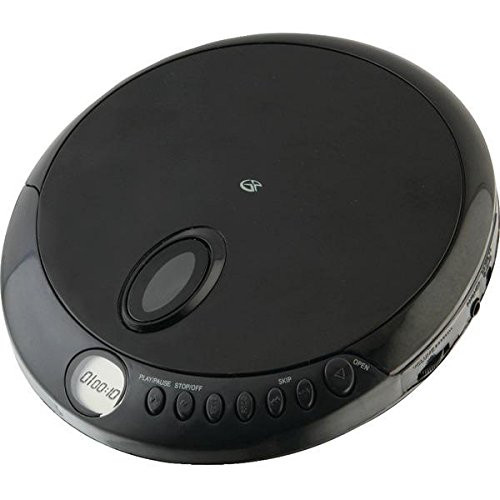 GPX PC301B Portable CD Player with Stereo Earbuds and Anti-Skip Protection (PC301B)
