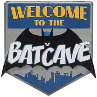 Open Road Brands Welcome to The Batcave Metal Sign