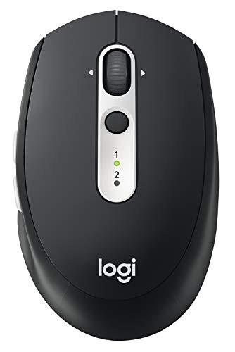 Logitech M585 MultiDevice Wireless Mouse  Control and Move TextImagesFiles Between 2 Windows and Apple Mac Computers and Laptops with Bluetooth or USB 2 Year Battery Life Graphite