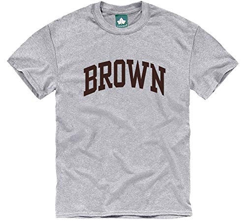 Ivysport Brown University Bears ShortSleeve TShirt Classic Heather Grey Small