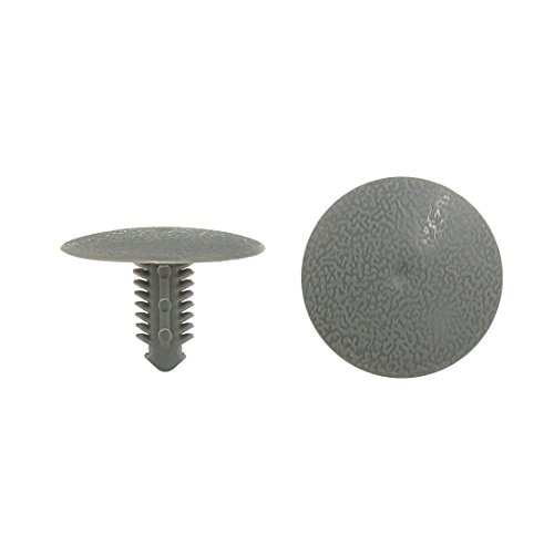uxcell 40Pcs Plastic Clips Fastener Retainer Push Type Interior Moulding Rivets Gray 7mm