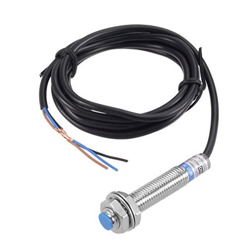 uxcell 1mm Inductive Proximity Sensor Switch Detector NPN NO DC 636V 100mA 3Wire LJ8A31ZBX for 3D Printer Probe Bed LevelingMCU Board