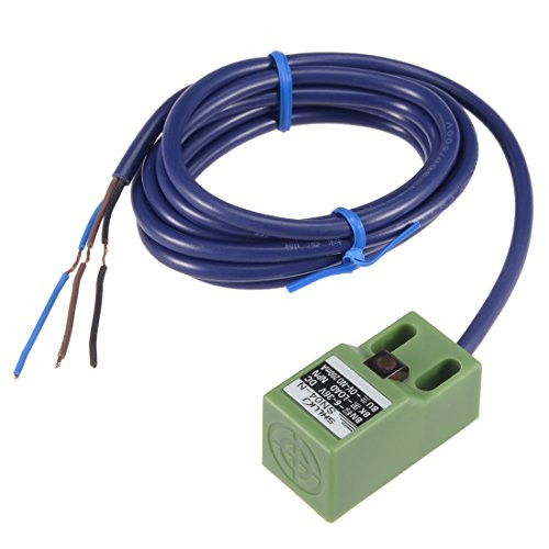 uxcell 4mm Inductive Proximity Sensor Switch Detector NPN NO DC 636V 200mA 3Wire SN04N Rectangular Type for 3D Printer Probe Bed LevelingMCU Board