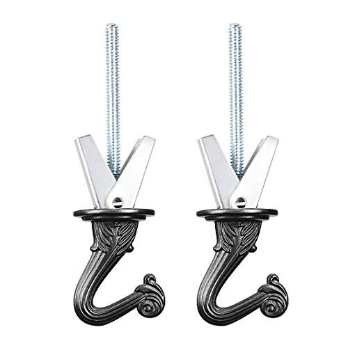 uxcell 2 Pack Swag Hook Kit Bronze Finish Plant Hanging Ceiling Hook