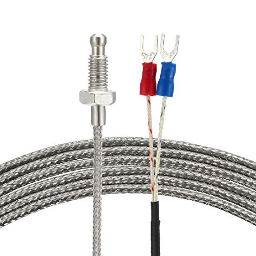 uxcell K Type Thermocouple 0600C M6 Temperature Sensor Probe 66ft