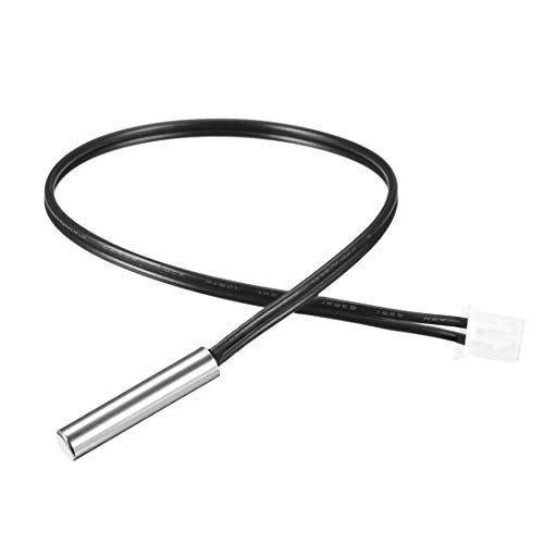 uxcell 20K NTC Thermistor Probe 157 Inch Stainless Steel Sensitive Temperature Temp Sensor for Air Conditioner