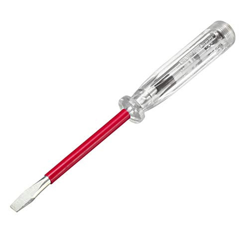 uxcell Voltage Detector Pen Contact Voltage Tester 5mm Slot Screwdriver Electric Circuit Tester Detector Electroprobe 1001000V uxcell Voltage Detector Pen Contact Voltage Tester 5mm Slot Screwdriver Electric Circuit Tester Detector Electroprobe 1001000V