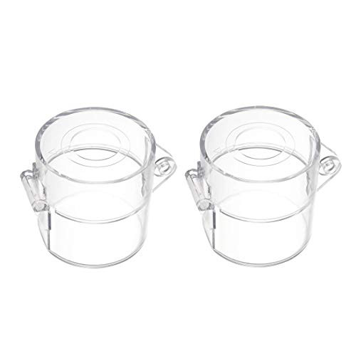 uxcell 2pcs Clear Plastic Switch Cover Protector for 22mm Diameter Push Button Switch 5555
