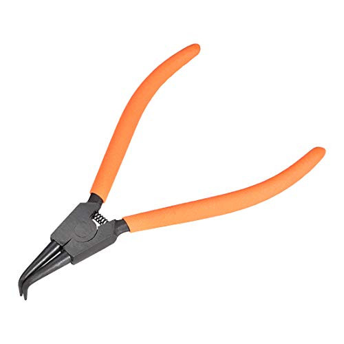 uxcell External Retaining Ring Pliers 90 Degree Bent Snap Ring Pliers Precision Circlip Pliers 7Inch