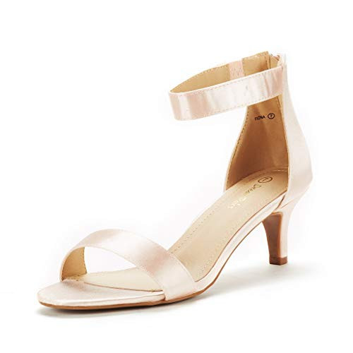 DREAM PAIRS Womens Fiona Champagne Fashion Stilettos Open Toe Pump Heeled Sandals Size 75 BM US DREAM PAIRS Womens Fiona Champagne Fashion Stilettos Open Toe Pump Heeled Sandals Size 75 BM US