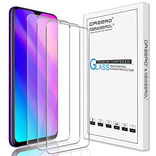 3 Pack Orzero Compatible for BLU G90 Pro Tempered Glass Screen Protector Not fits for BLU G90 BLU G9 Pro 9 Hardness HD AntiScratch Lifetime Replacement