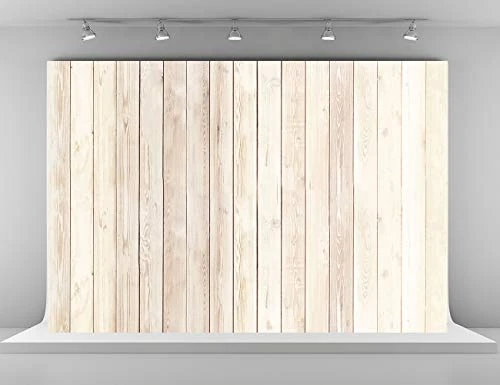 Kate 7x5ft Microfiber Rustic Wood Texture Backdrops for Photography Vintage Wooden Wall Photo Background Adults Kids Portrait Studio Backdrop