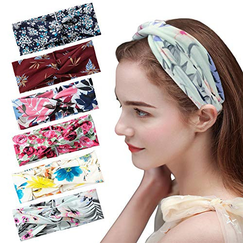 6Pcs Women Headband Cute Fashion Yoga Running Sport Athletic Travel Boho Knotted Headband Comfort Turban Criss Cross Twisted Head Wrap Hair Bands for Women Girls 6Pcs Women Headband Cute Fashion Yoga Running Sport Athletic Travel Boho Knotted Headband Comfort Turban Criss Cross Twisted Head Wrap Hair Bands for Women Girls