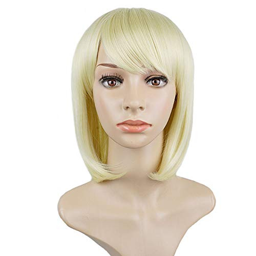 14 Bob Wigs with Bangs Short Hair Bob Wigs for Women Party Cosplay Wigs 613 Blonde