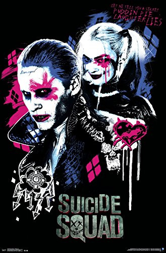 Trends International Suicide Squad-Twisted Love Premium Wall Poster, 22.375" x 34"