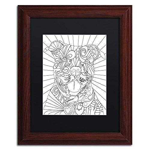 Beware CB by Dean Russo Black Matte Wood Frame 11x14Inch