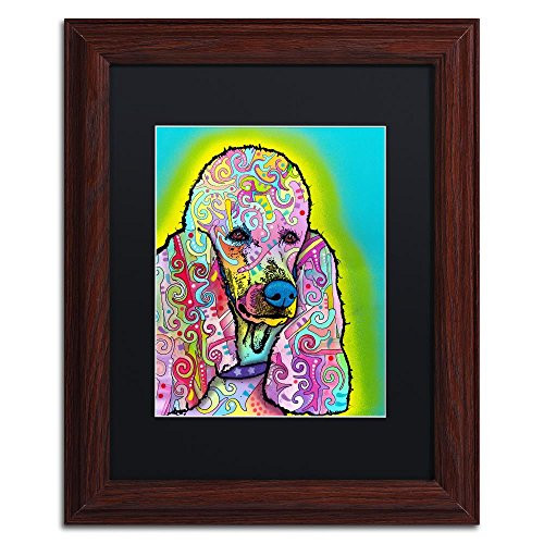 Poodle by Dean Russo Black Matte Wood Frame 11x14Inch
