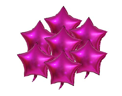 AnnoDeel 20 pcs 18inch Rose Star Foil Balloons Pink Star shaped Helium Balloons Mylar Balloons for Wedding Decoration Party Balloons Birthday AnnoDeel 20 pcs 18inch Rose Star Foil Balloons Pink Star shaped Helium Balloons Mylar Balloons for Wedding Decoration Party Balloons Birthday