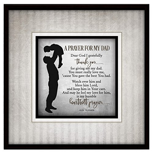 Prayer For My Dad Simple Expressions Wood Plaque with Easel