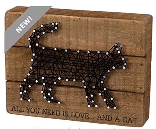 Primitives by Kathy - String Art - All You Need is Love and a Cat