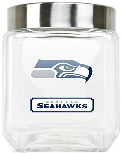 Duck House NFL Seattle Seahawks Glass Canister, Large