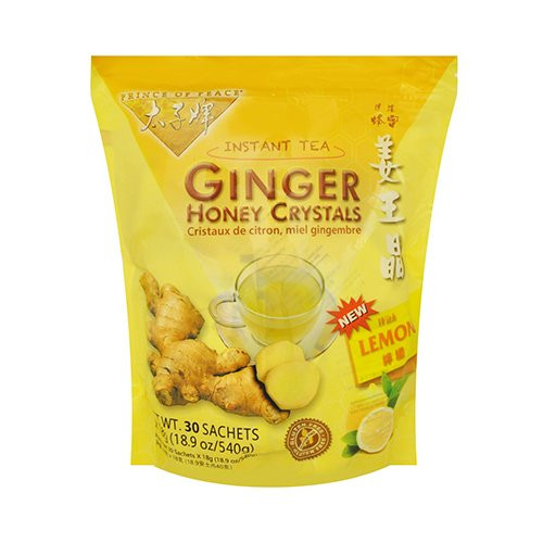 Prince of Peace® Instant Lemon Ginger Honey Crystals (30 Sachets) Pack of 2