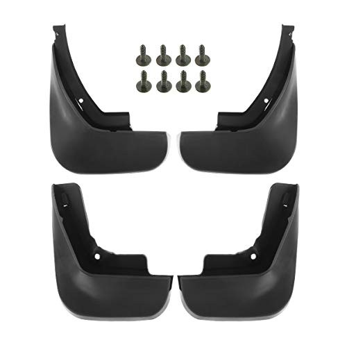 APremium Mud Flaps Splash Guards Compatible with Audi C6 A6 20062011 Sedan Only 4PC