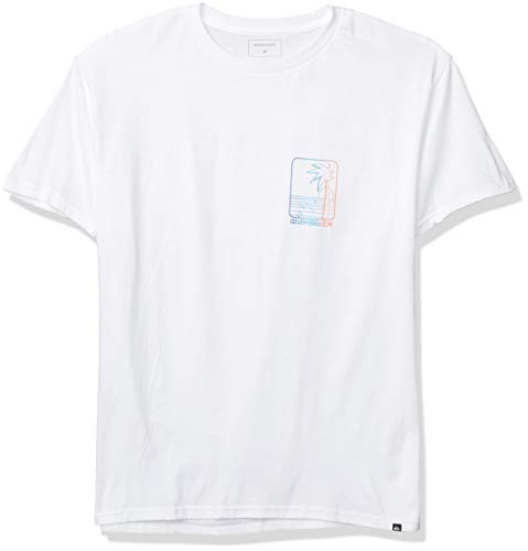 Quiksilver Mens Turn The Tide TEE White M