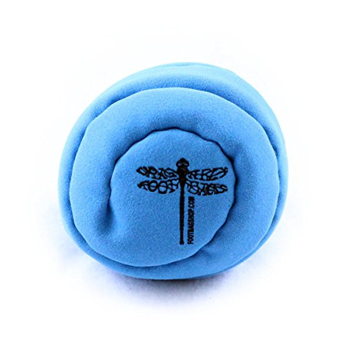 Dragonfly Footbags Whirlpool Single Panel Plastic Filled Hacky Sack