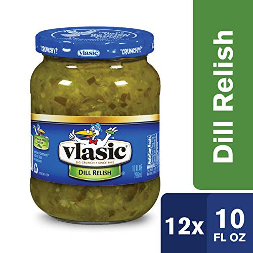 Vlasic Dill Relish Keto Friendly 12  10 FL OZ Jars