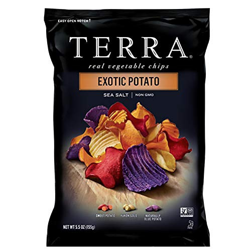TERRA Exotic Potato Chips with Sea Salt 55 oz Pack of 12