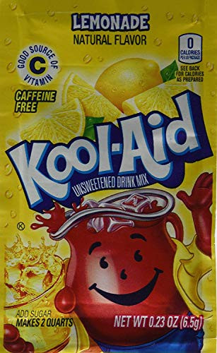KoolAid Drink Mix Lemonade Pack of 48