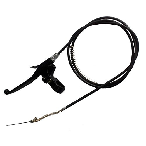 HURI Clutch Lever Clutch Cable Lock Locker with Spring for Motorized Bicycle Bike 49cc 66cc 80cc Engine