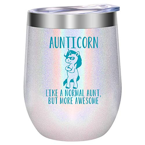 Aunt Gifts Best Aunt Ever Gifts for Aunt Aunticorn Aunt Unicorn Gifts Funny Birthday Christmas Gifts for Aunts Auntie Gifts Aunt Gifts from Niece Nephew LEADO Aunt Mug Wine Tumbler Cup Aunt Gifts Best Aunt Ever Gifts for Aunt Aunticorn Aunt Unicorn Gifts Funny Birthday Christmas Gifts for Aunts Auntie Gifts Aunt Gifts from Niece Nephew LEADO Aunt Mug Wine Tumbler Cup