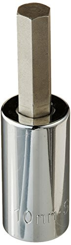SK Hand Tool 41430 1/2-Inch Drive Hex Bit Socket, 10mm, Chrome