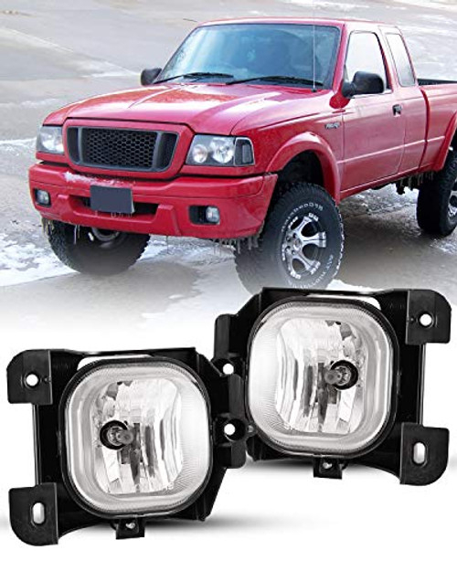 Fog Lights Fit for 20042005 Ford Ranger Not Fit STX Models With Clear Lens 2PCS AUTOWIKI