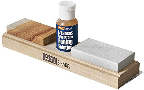 Accusharp 023C Combo Sharpening Stones with Honing Oil