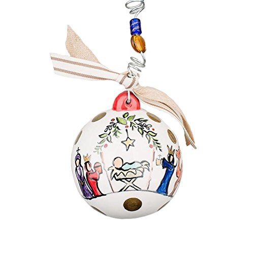 Glory Haus Oh Come Let Us Adore Him Ball Ornament