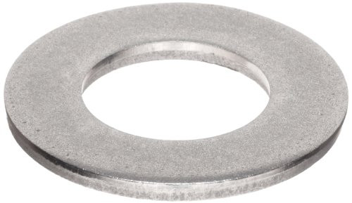 316 Stainless Steel Flat Washer Plain Finish Meets DIN 125 M20 Hole Size 21mm ID 37mm OD 3mm Nominal Thickness Pack of 10