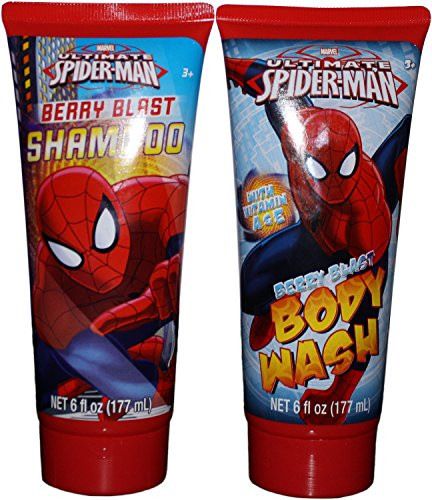 Ultimate SpiderMan Berry Blast Shampoo and Body Wash Set