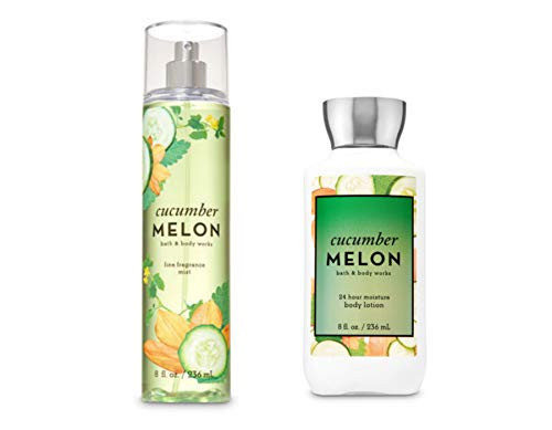 Bath  Body Works Cucumber Melon Mist  Cucumber Melon Lotion Gift Set