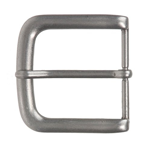 1 34 45 mm Single Prong Rectangular Belt Buckle Antique Silver