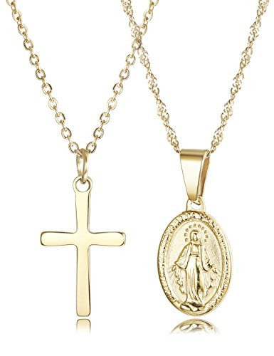 Finrezio 14K GoldPlated Catholic 